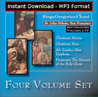 St. John Schola Volume 1-4 Set MP3 DOWNLOAD EDITION