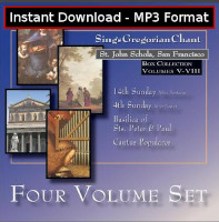 St. John Schola Volume 5-8 Set MP3 DOWNLOAD EDITION